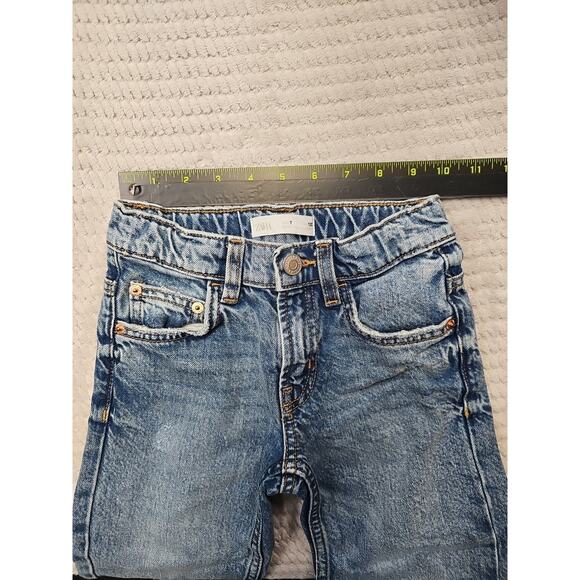 Zara Jeans Boys 7 Medium Wash Distressed Denim - Picture 4 of 7